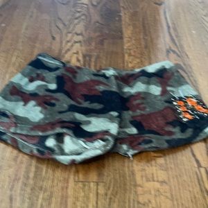 Camo pajama shorts
